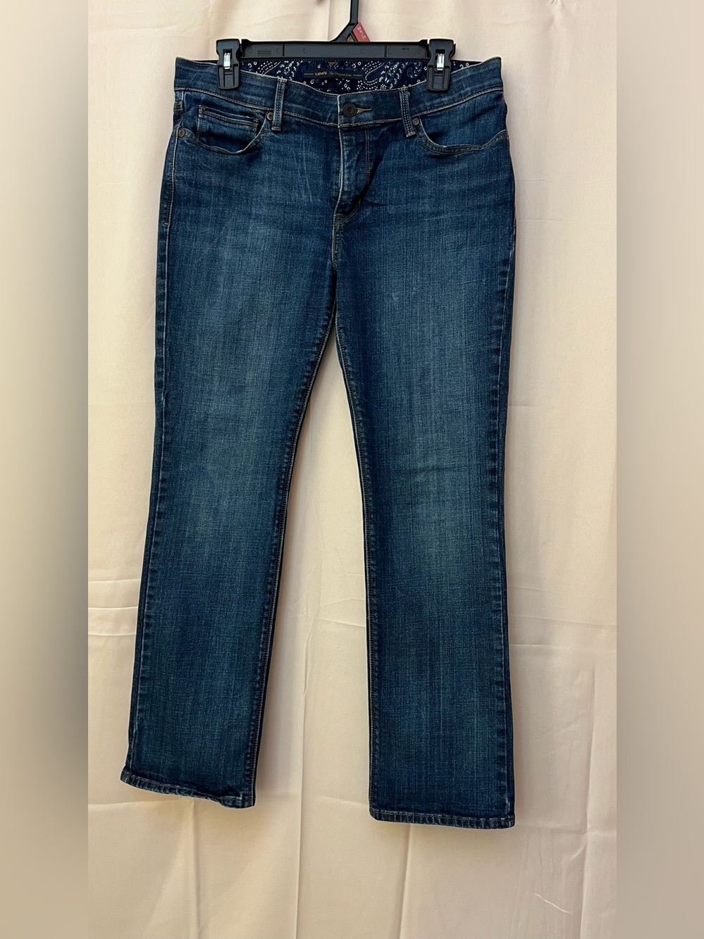 Levi's Women's Dark Blue Straight Leg Jeans